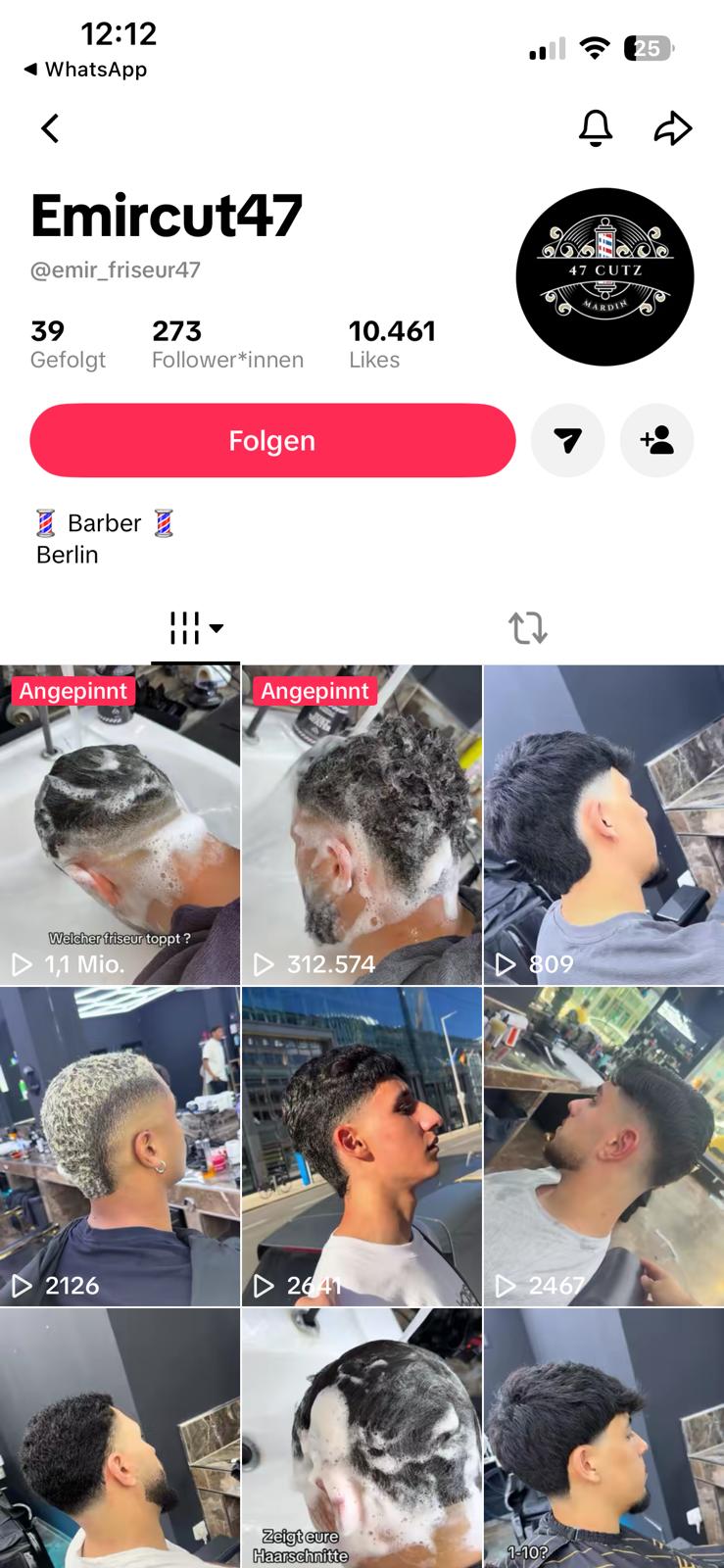 TikTok-Profil @emir_friseur47