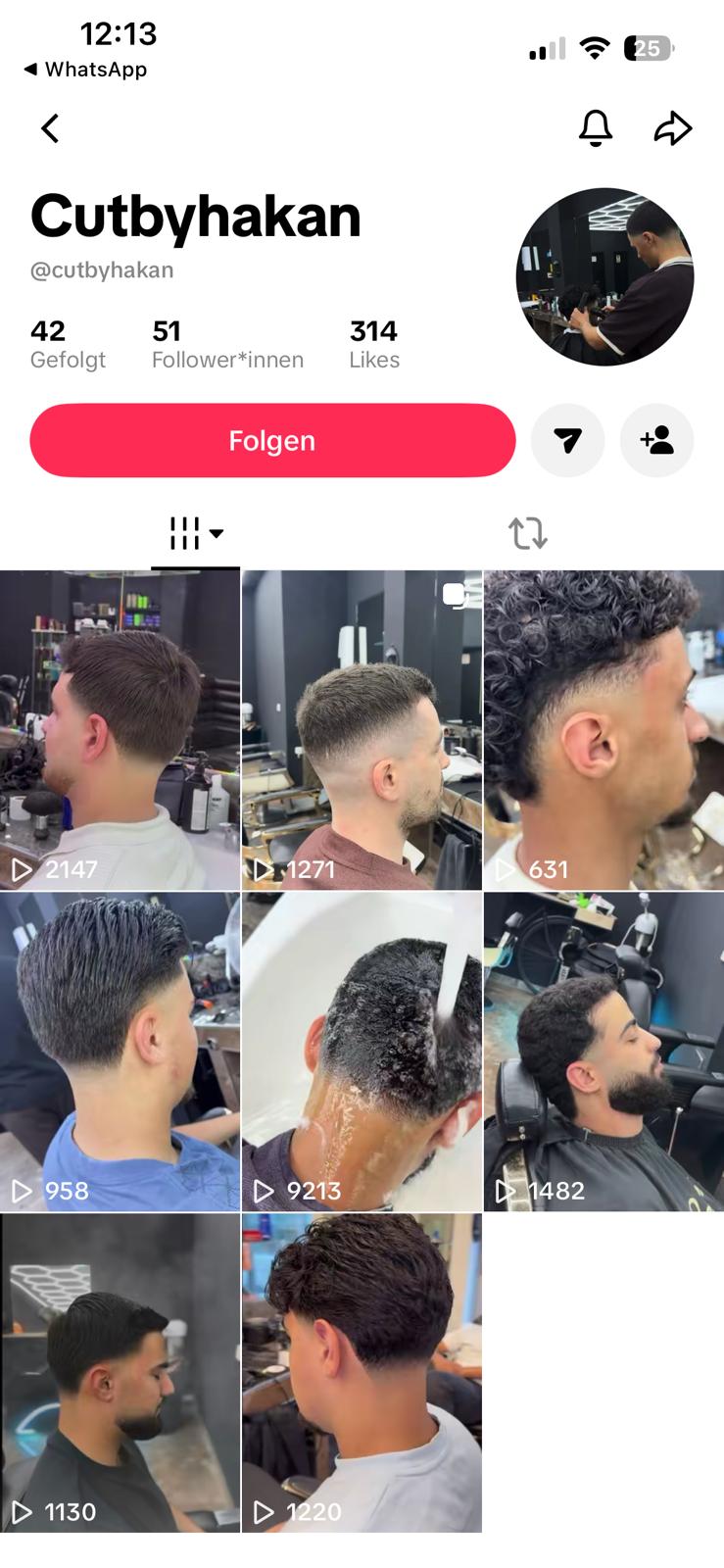 TikTok-Profil @cutbyhakan